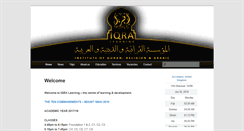 Desktop Screenshot of iqralearning.com